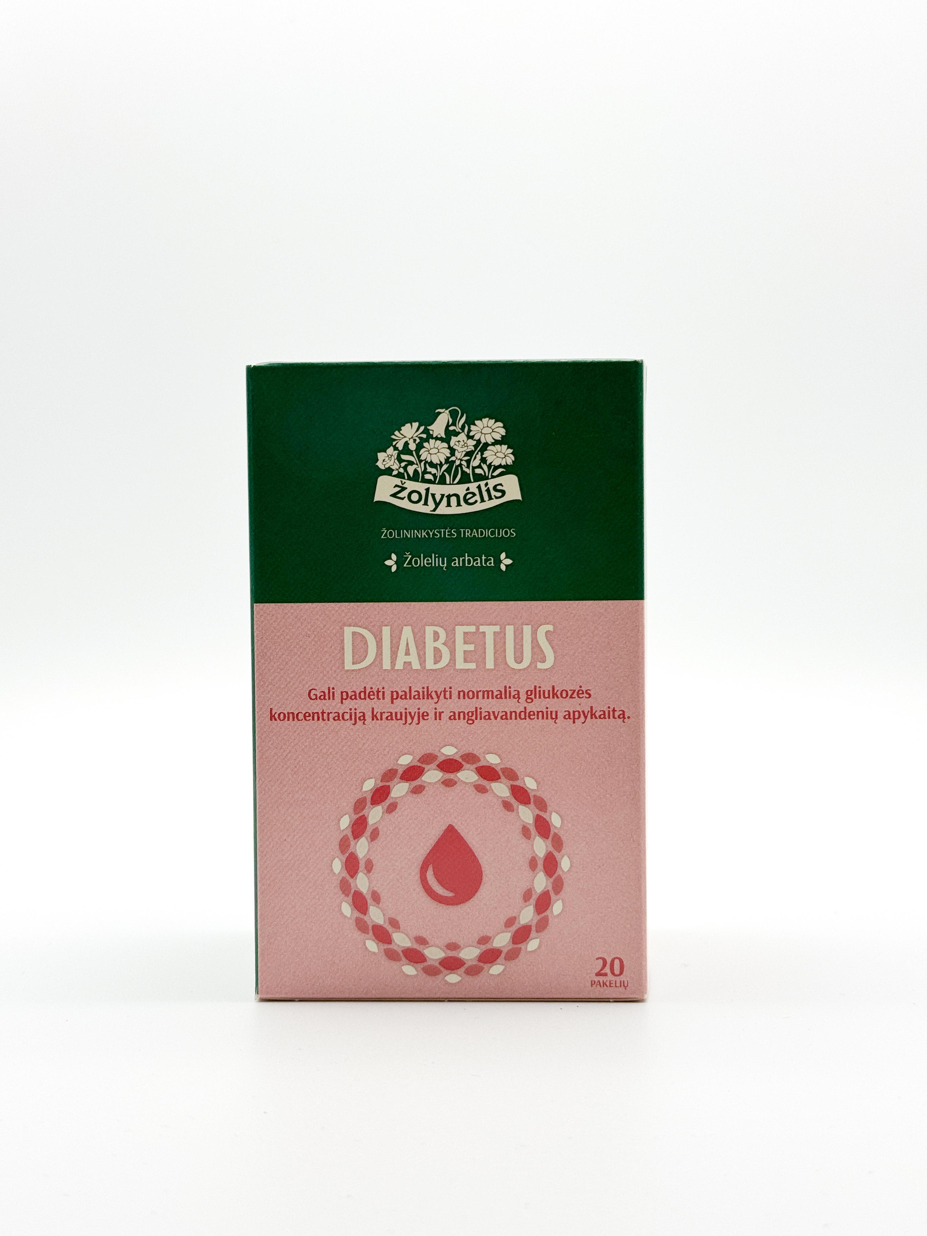 Чай травяной Zolynelis Diabetus 30 г 20 пак/уп. (ZLN001)