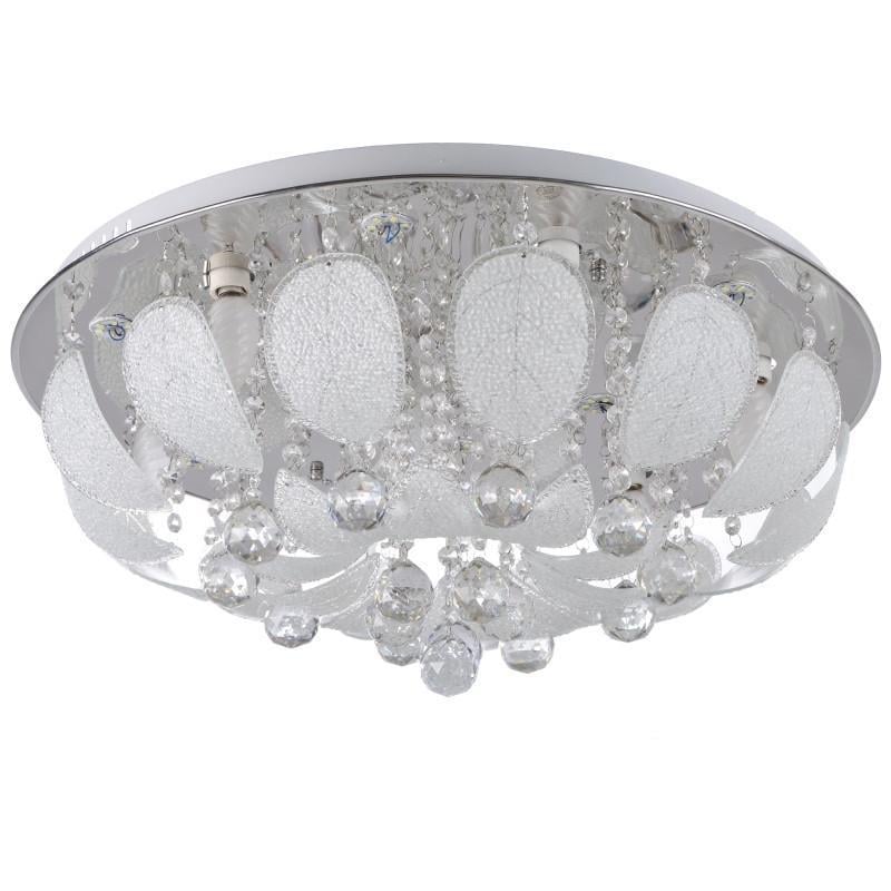 Люстра потолочная Brille хрустальная с пультом LED E14 WH BCL-418S/6 22-101