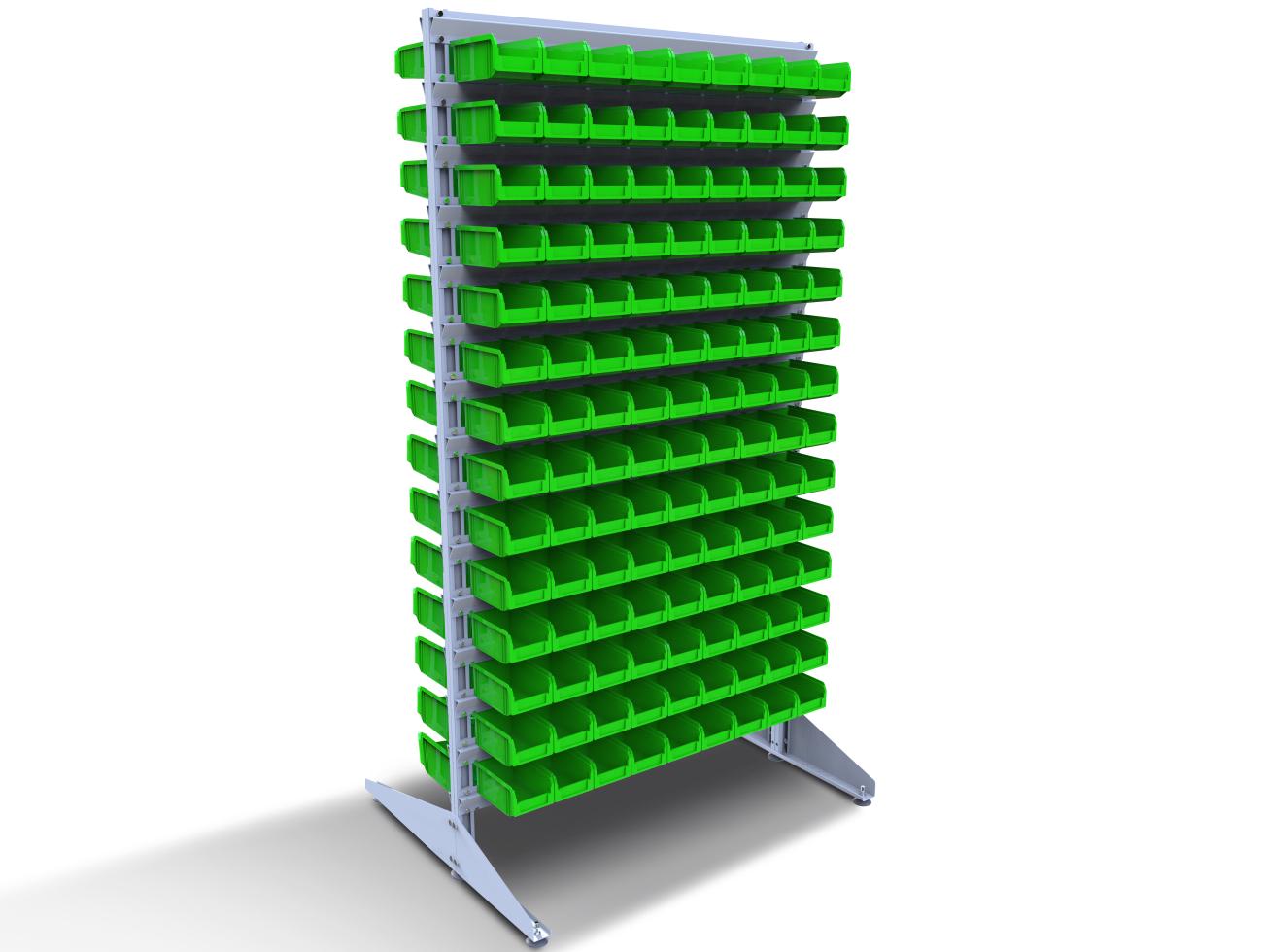 Стелаж для метизів двосторонній DS-18/13 700x1800x1000 мм (120033)