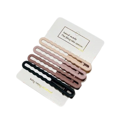 Набор зажимов для волос 8 см (20046)