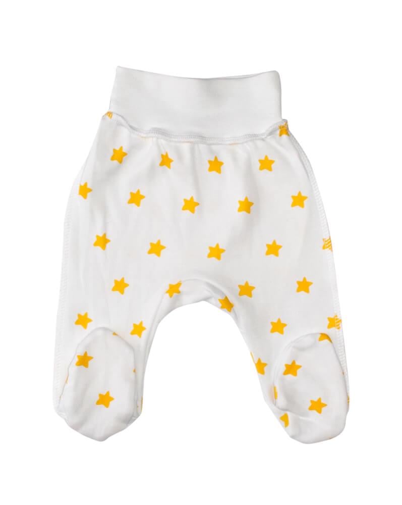 Ползунки детские Звезды 62 см Белый (1646-62) Ползунки детские Звезды 62 см Белый (1646-62)