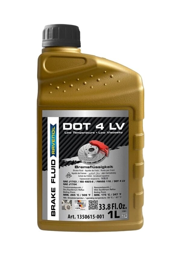 Тормозная жидкость Ravenol DOT 4 LV 1 л (1350605-001)