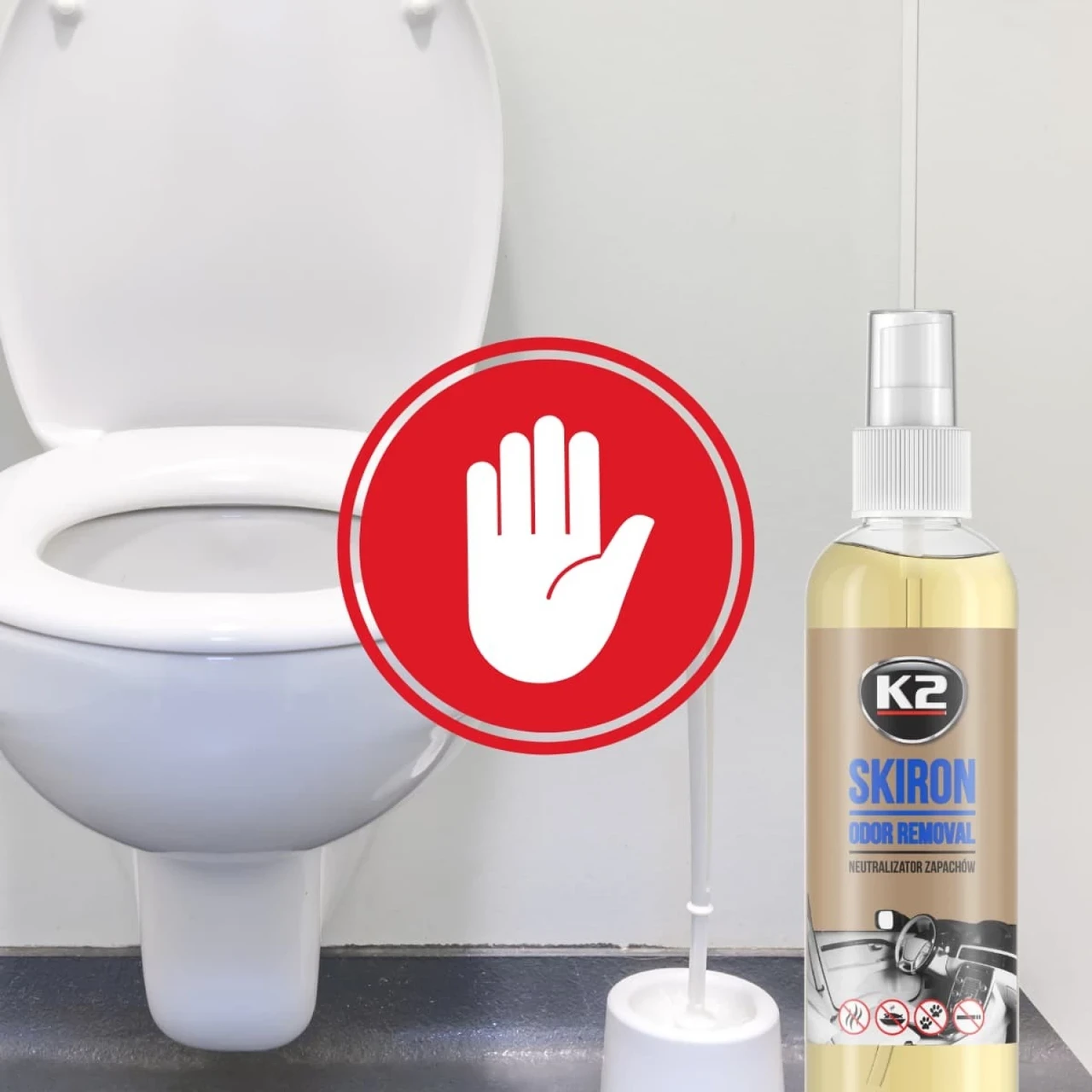 Нейтрализатор запаха и освежитель воздуха К2 Skiron с распылителем 250 мл (2746130381) - фото 3 Нейтрализатор запаха и освежитель воздуха К2 Skiron с распылителем 250 мл (2746130381) - фото 3