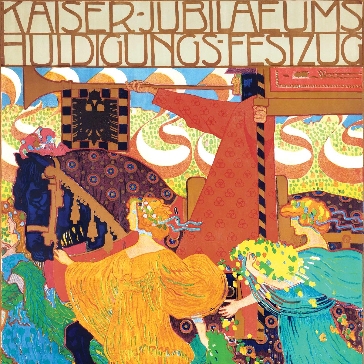 Плакат винтажный Kaiser-Jubilaeums 1908 65x86 см (0228) - фото 3
