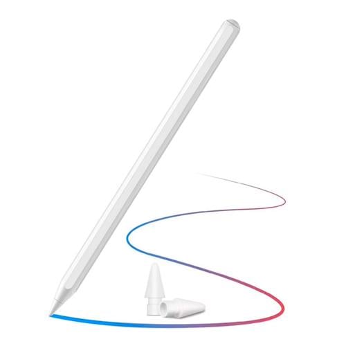 Стилус магнітний активний для iPad Bluetooth бездротова зарядка 3 наконечники White (799173) - фото 3 Стилус магнітний активний для iPad Bluetooth бездротова зарядка 3 наконечники White (799173) - фото 3