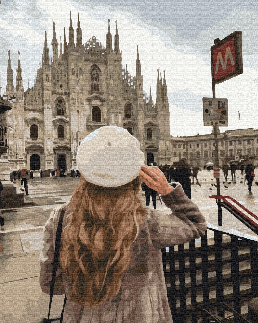 Картина по номерам Brushme Прогулка в Милане 40x50 см (BS53038)