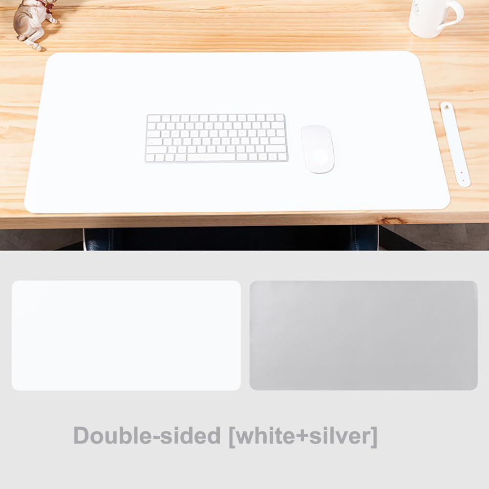 Ігрова поверхня Desk Mat Ultra Slim 900x400x1,8 мм White/Silver - фото 4 Ігрова поверхня Desk Mat Ultra Slim 900x400x1,8 мм White/Silver - фото 4