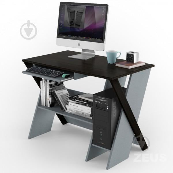 Компьютерный стол  Comfy Home  Zhuk Венге/Алюминий