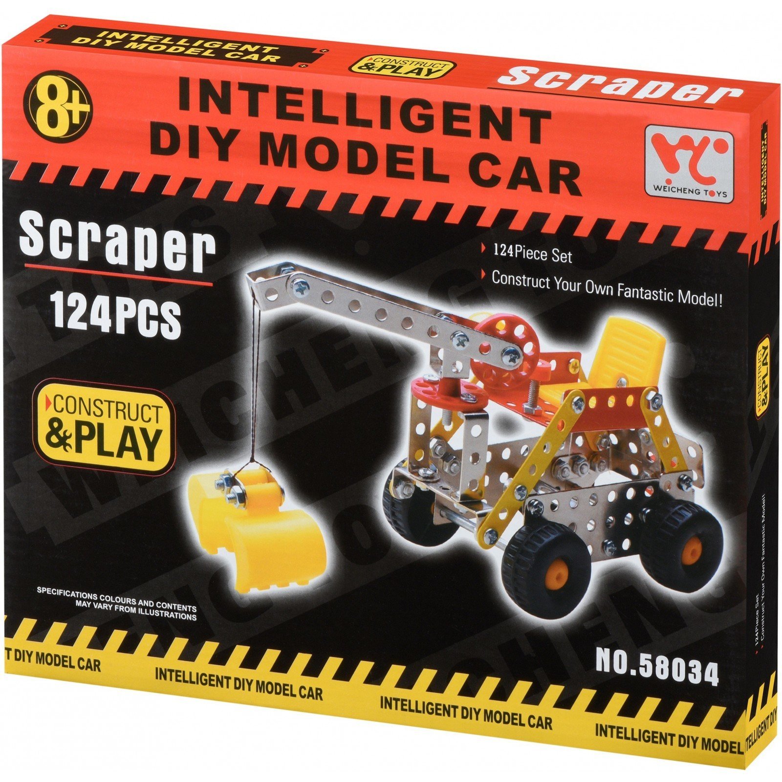 Конструктор Same Toy Intelligent DIY Model Car. Скрепер (58034Ut)