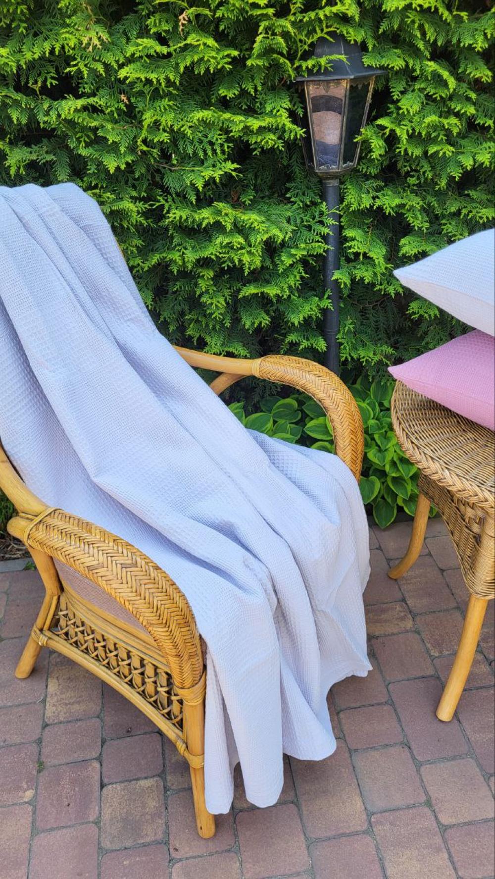 Покрывало Пике Вафелька 160x220 см Светло-серый (11193) - фото 6 Покрывало Пике Вафелька 160x220 см Светло-серый (11193) - фото 6