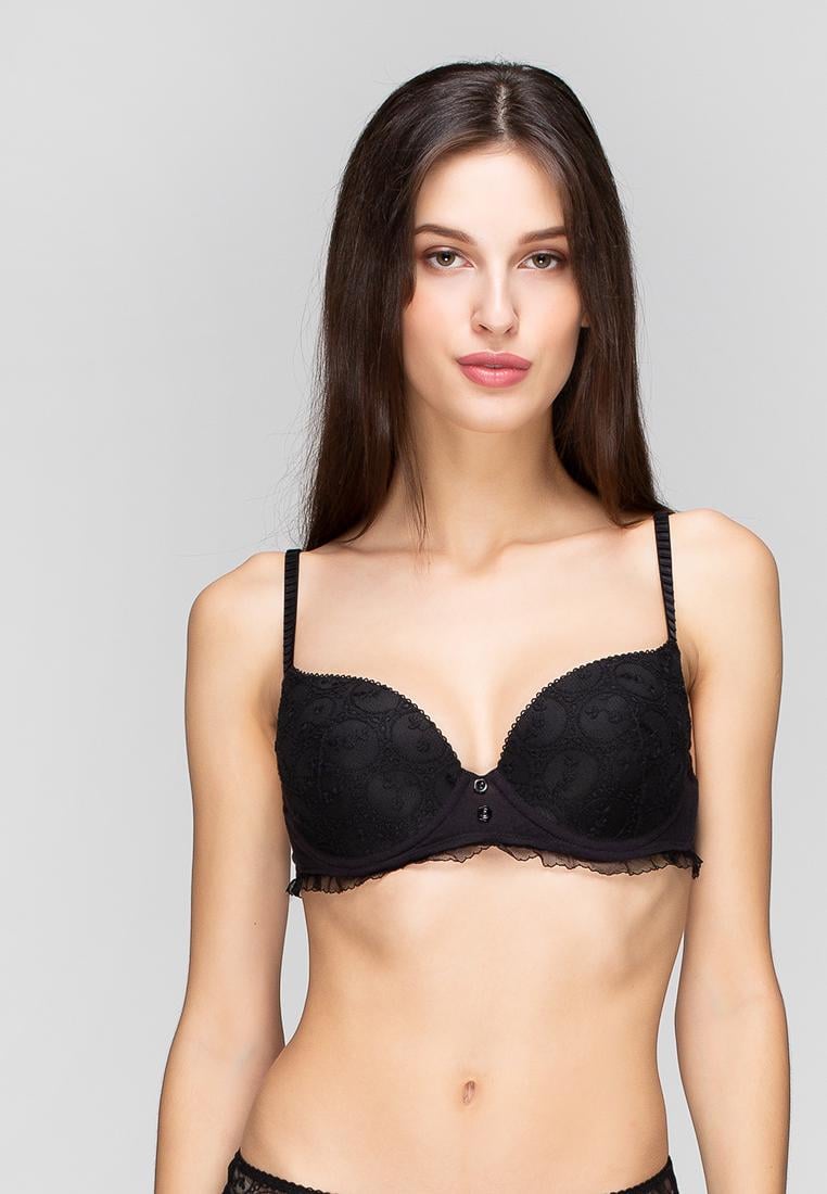 Бюстгальтер huit 8 Tea for Two A8 75B Noir (3417853653890)