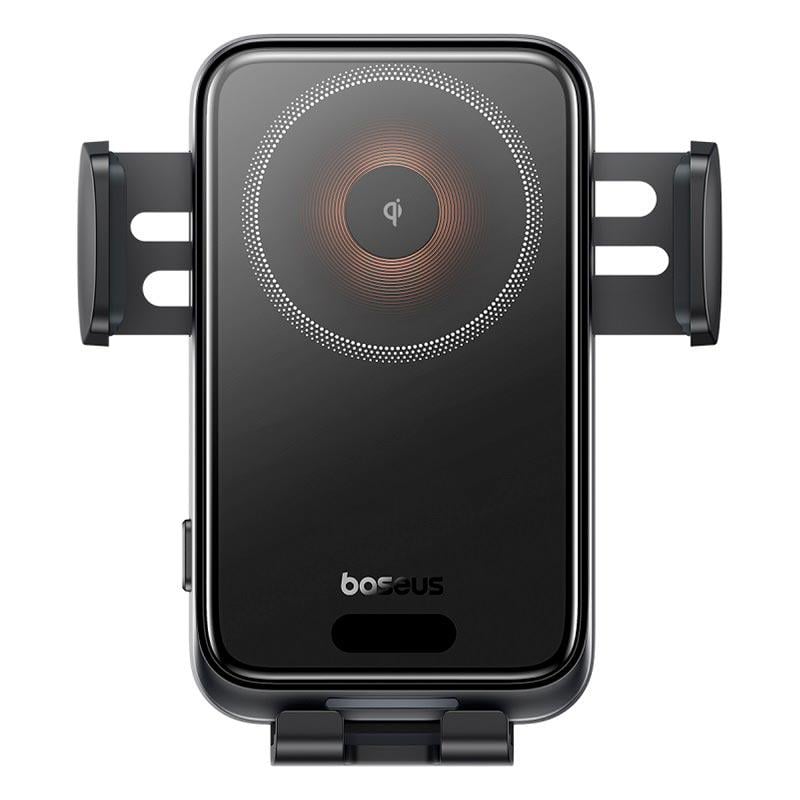 Держатель в авто BASEUS с беспроводной зарядкой 15 Вт Черный (C40381501123-00)