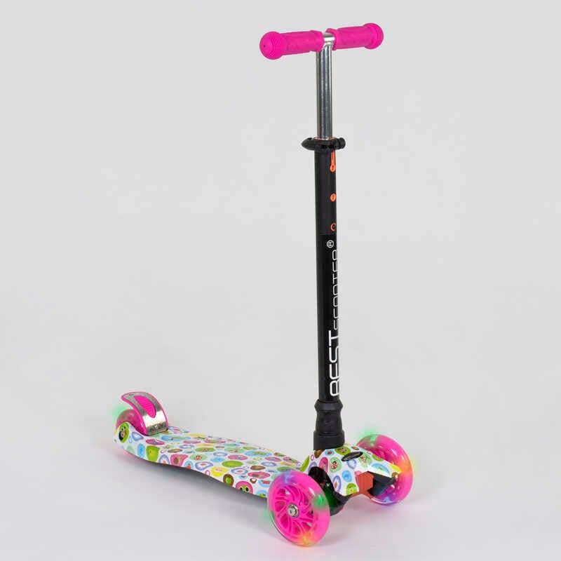 Самокат Best Scooter А 24641 /779-1400 MAXI пластмассовый 4 колеса PU d 12 см Самокат Best Scooter А 24641 /779-1400 MAXI пластмассовый 4 колеса PU d 12 см