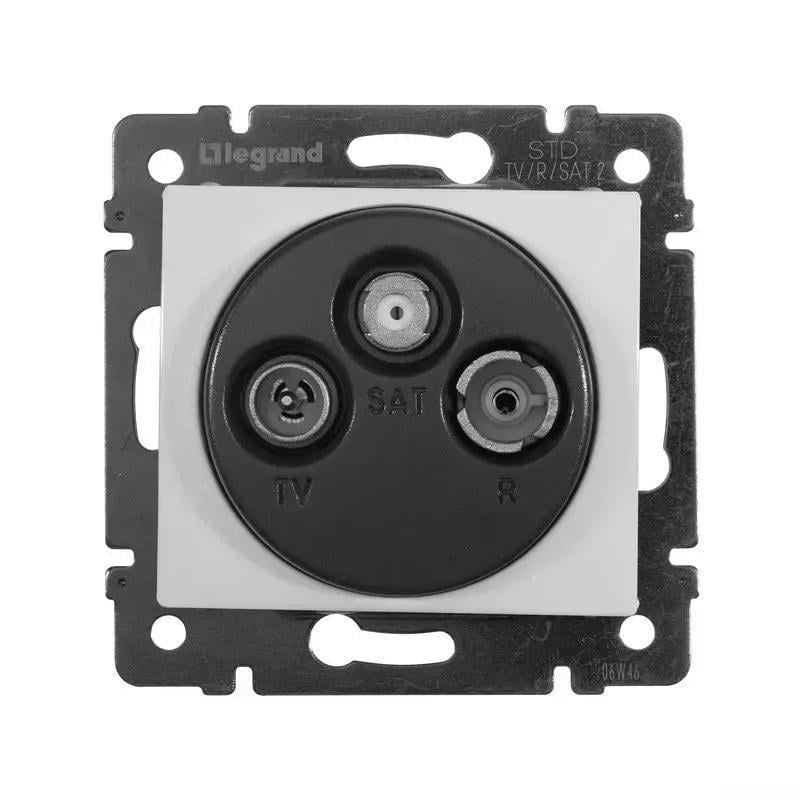 Розетка TV/R/SAT Legrand Valena конечная Белый (774436)