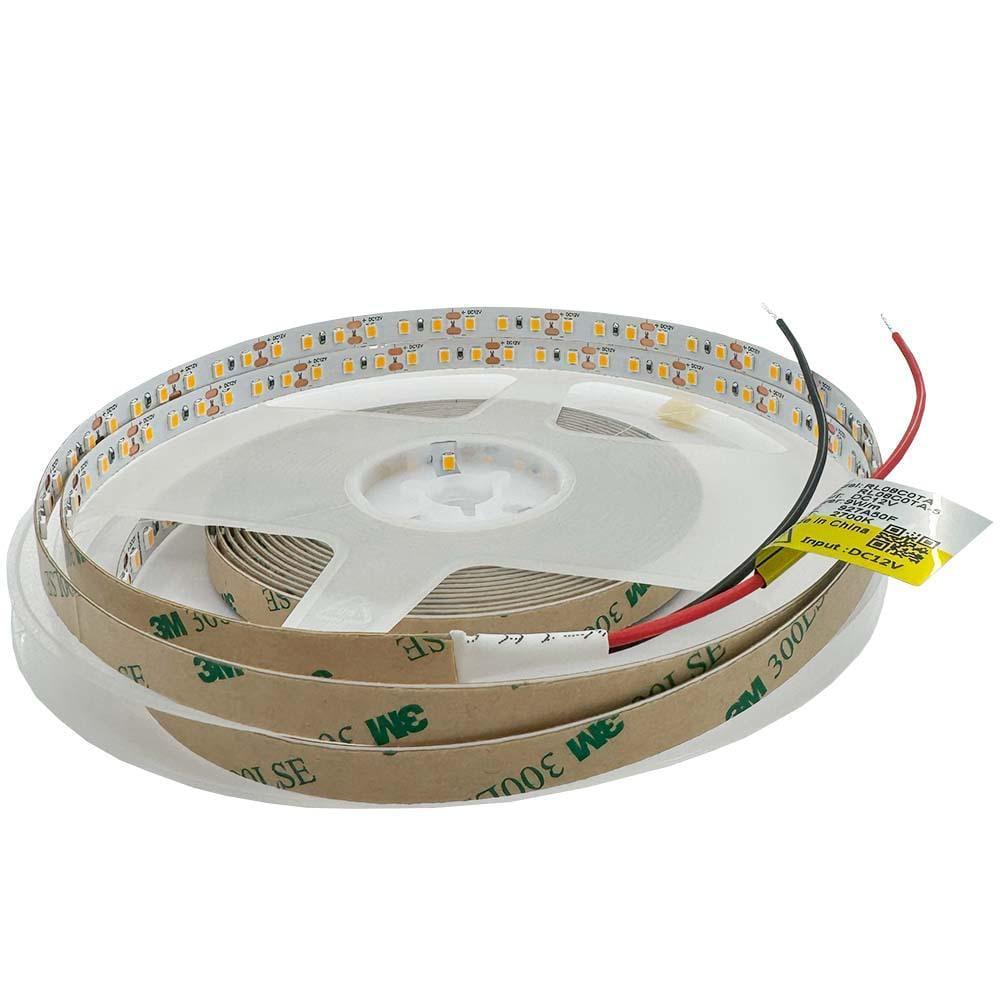 Светодиодная лента 2835-120-IP20-WW-8-12 RL08C0TA-5 2700K CRI90 (16882)