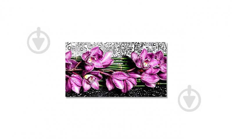 Наклейка виниловая на стол Zatarga  "Фиолетовые Орхидеи" 650х1200 мм (Z181321/1st)