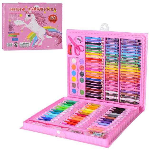 Набор для творчества в чемодане юный художник для детей от 3-6 лет (MK 3923-1)