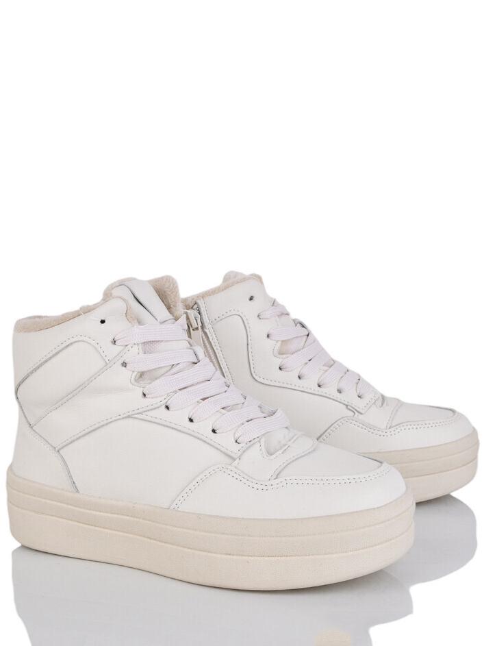 Кожаные зимние ботинки Stilli WAMN150-3 р. 40 Молочный