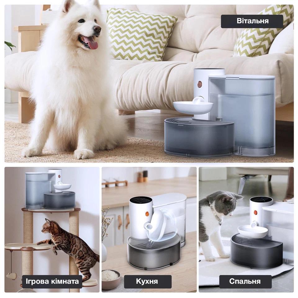 Поилка-фонтан PetGravity автоматическая для кошек и собак 3 л (1124) - фото 12 Поилка-фонтан PetGravity автоматическая для кошек и собак 3 л (1124) - фото 12