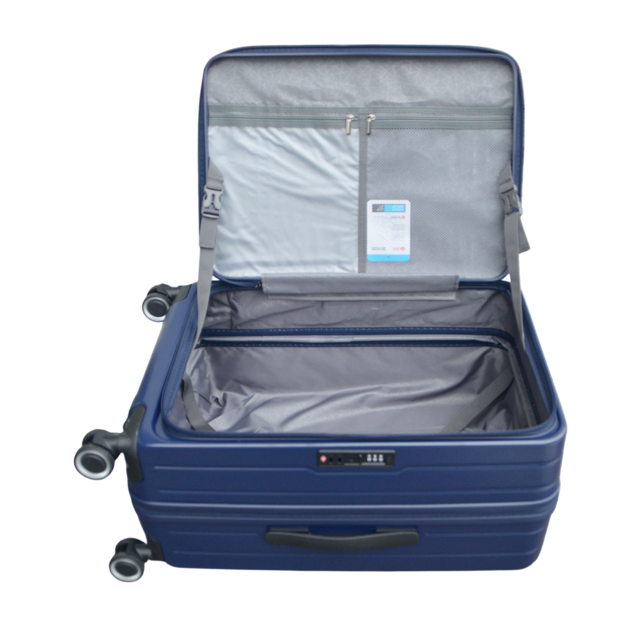 Чемодан средний Derby 092401/24 с боковым открытием замок TSA Navy (2447983474) - фото 8 Чемодан средний Derby 092401/24 с боковым открытием замок TSA Navy (2447983474) - фото 8
