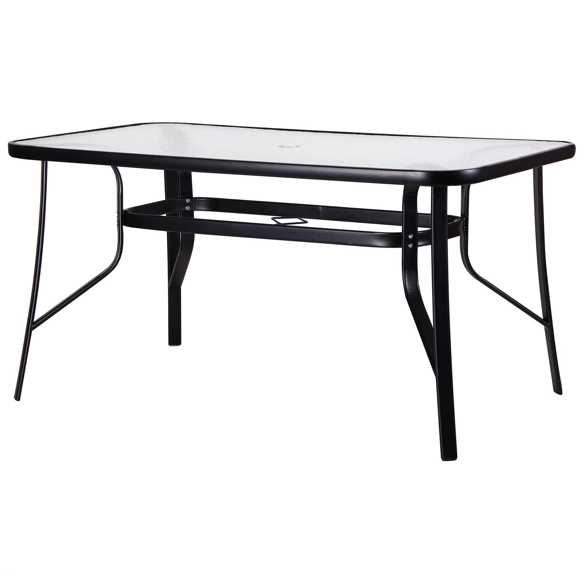 Обідній кухонний стіл AMF Cancun 710х1400х800 мм сталь/загартоване скло Чорний/Хвиля - фото 2 Обідній кухонний стіл AMF Cancun 710х1400х800 мм сталь/загартоване скло Чорний/Хвиля - фото 2