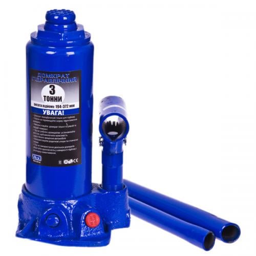 Домкрат гидравлический телескоп 3 т в коробке 194-345 мм (DB-03006)
