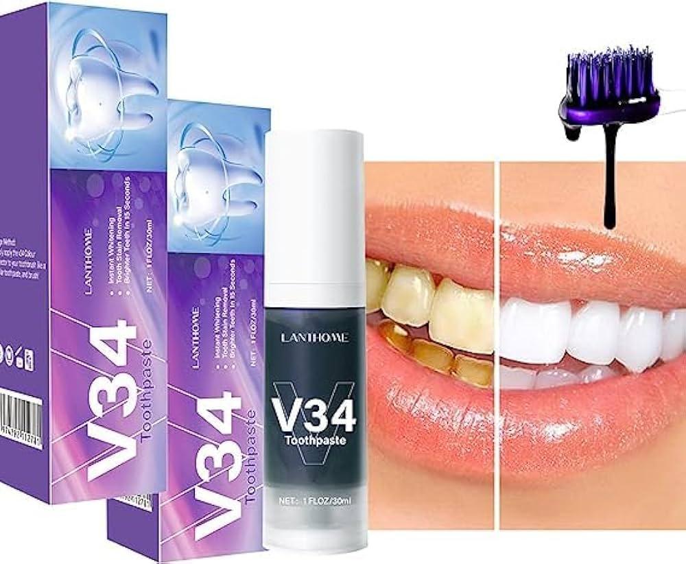 Зубна паста відбілююча Toothpaste V34 - фото 8 Зубна паста відбілююча Toothpaste V34 - фото 8