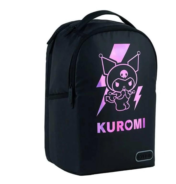 Рюкзак KITE Education teens Kuromi 40х26,5х14 см 14 л Черный (HK24-2595M)