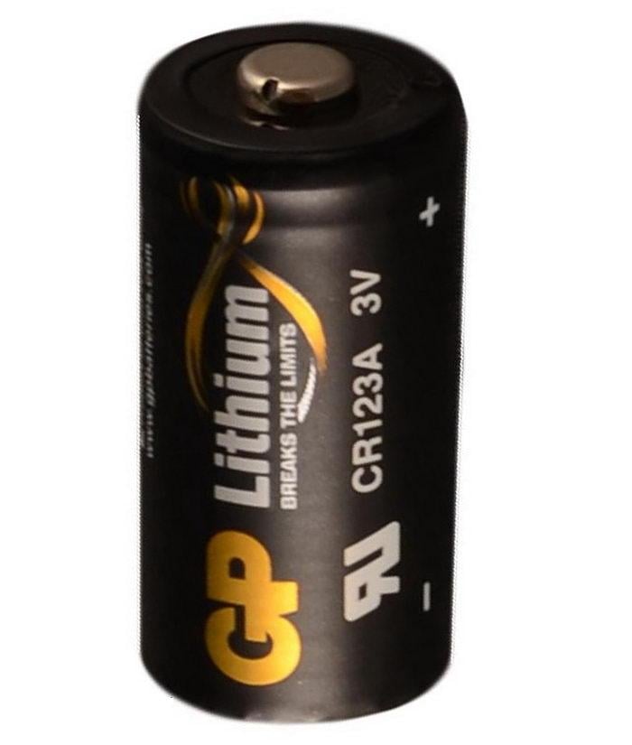 Батарейка GP CR123a 1500 mAh 3 B/DL/123 AЧерный