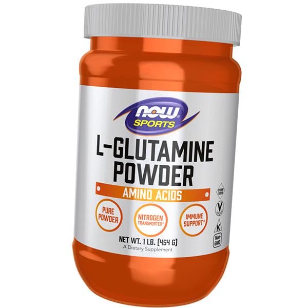 Глютамин Now Foods L-Glutamine Powder 454 г (32128001)