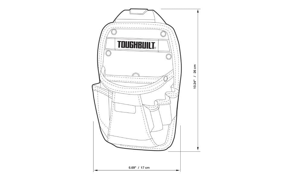 Сумка для інструментів ToughBuilt (TB-CT-26-BEA) - фото 9