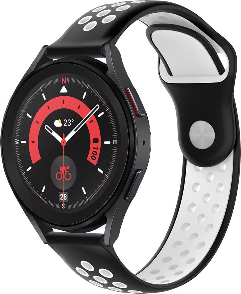Ремешок Sport для Galaxy Watch 5 Pro Black/White (29188-1E)