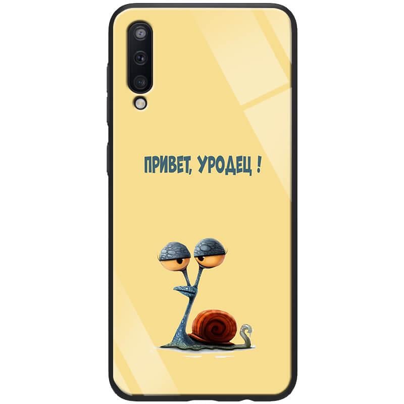 TPU+PC чехол ForFun для Samsung Galaxy A70 (A705F) Привет уродец / Желтый