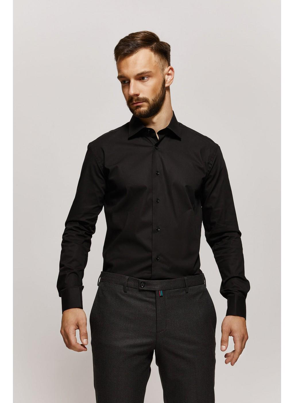 Рубашка мужская NAVI NVB-1XT-050-C XS Черный