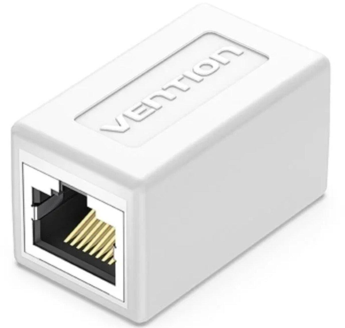 З'єднувач крученої пари Vention Cat.6 FTP Keystone Jack Coupler RJ45 White (IPVW0) З'єднувач крученої пари Vention Cat.6 FTP Keystone Jack Coupler RJ45 White (IPVW0)