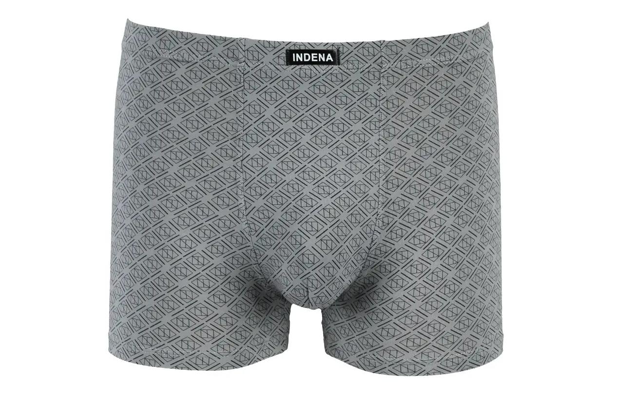 Мужские трусы INDENA Полу-батал 3XL р. 52-54 Светло-серый (205307)