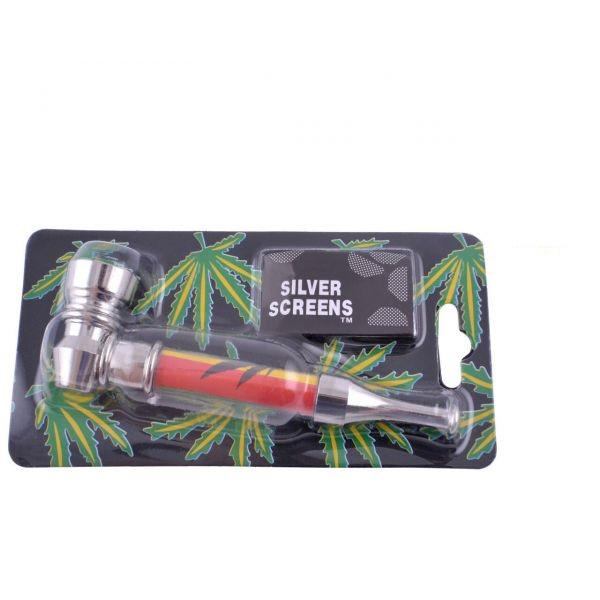 Трубка для курения Lil Smoke Flag 10 см