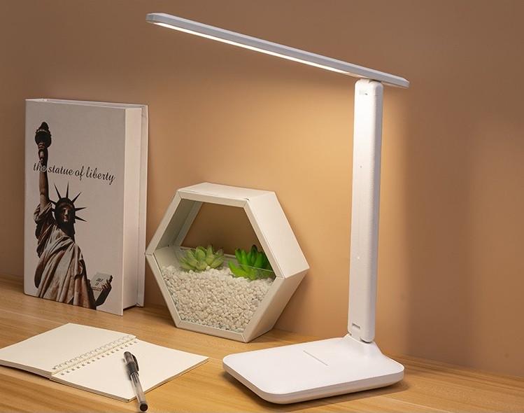 Настольная лампа LED аккумуляторная с подставкой для смартфона Белый (000617) - фото 3 Настольная лампа LED аккумуляторная с подставкой для смартфона Белый (000617) - фото 3