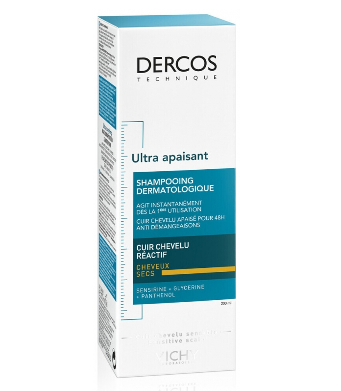Шампунь безсульфатный Vichy Dercos Ultra-Apaisant для сухих волос и чувствительной кожи головы 200 мл (35546382) Шампунь безсульфатный Vichy Dercos Ultra-Apaisant для сухих волос и чувствительной кожи головы 200 мл (35546382)