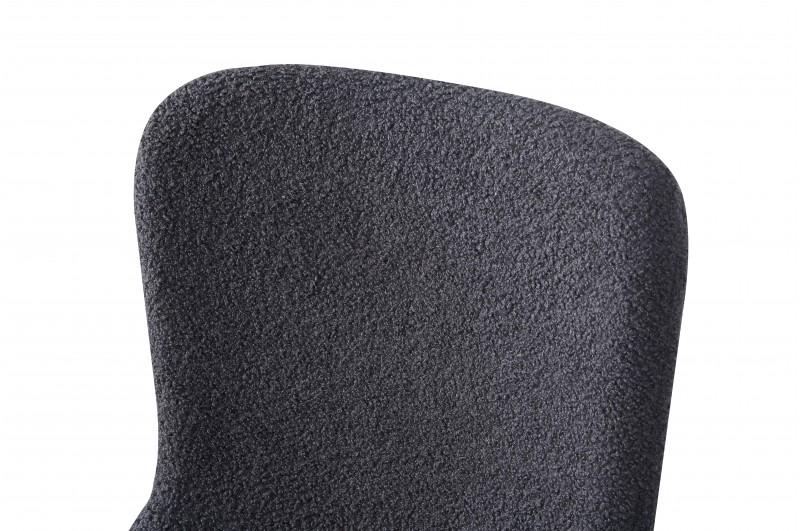 Кухонный стул Мікс Меблі Юкки Черный/Букле темно-серый (26723923) - фото 4