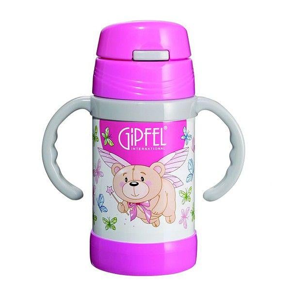 Термос дитячий вакуумний GIPFEL CONTO 260 мл Рожевий (8137)