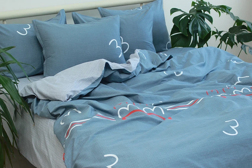 Комплект постільної білизни з компаньйоном TAG Tekstil S417 King Size (1070) Комплект постільної білизни з компаньйоном TAG Tekstil S417 King Size (1070)