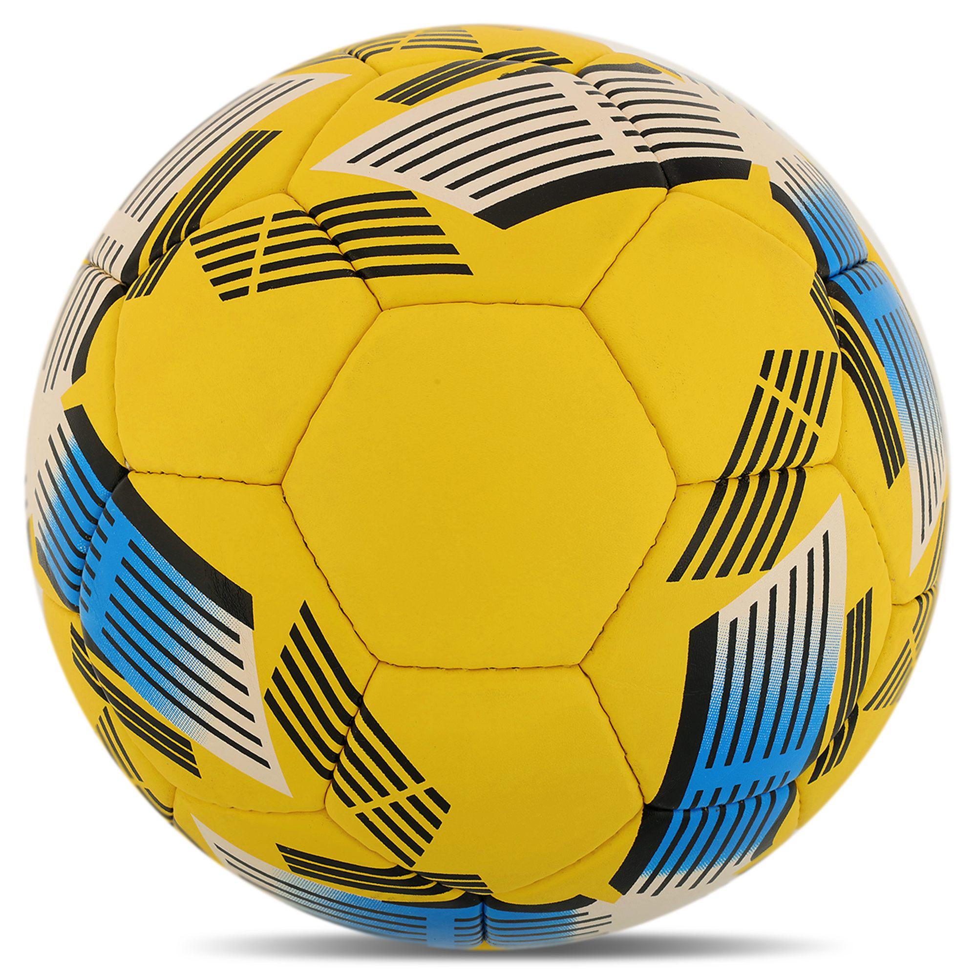 М'яч футбольний Ballonstar UKRAINE FB-4118 Гріппі зшитий вручну PU №5 5 шарів (FB-4118_Желтый-синий) - фото 3 М'яч футбольний Ballonstar UKRAINE FB-4118 Гріппі зшитий вручну PU №5 5 шарів (FB-4118_Желтый-синий) - фото 3