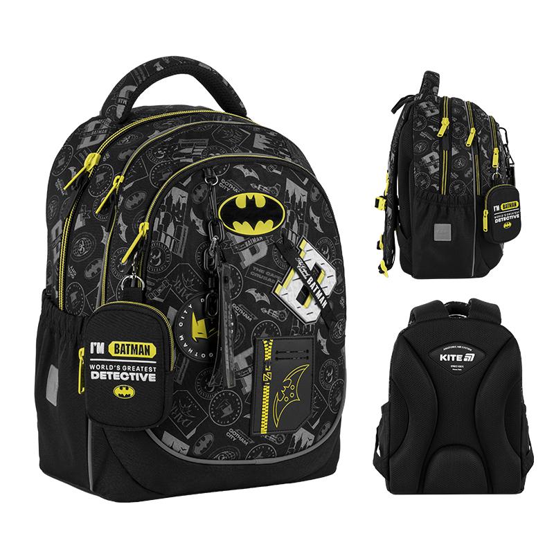 Рюкзак з ортопедичною спинкою для молодших класів KITE Education DC25-700M Batman (000995259) - фото 14 Рюкзак з ортопедичною спинкою для молодших класів KITE Education DC25-700M Batman (000995259) - фото 14