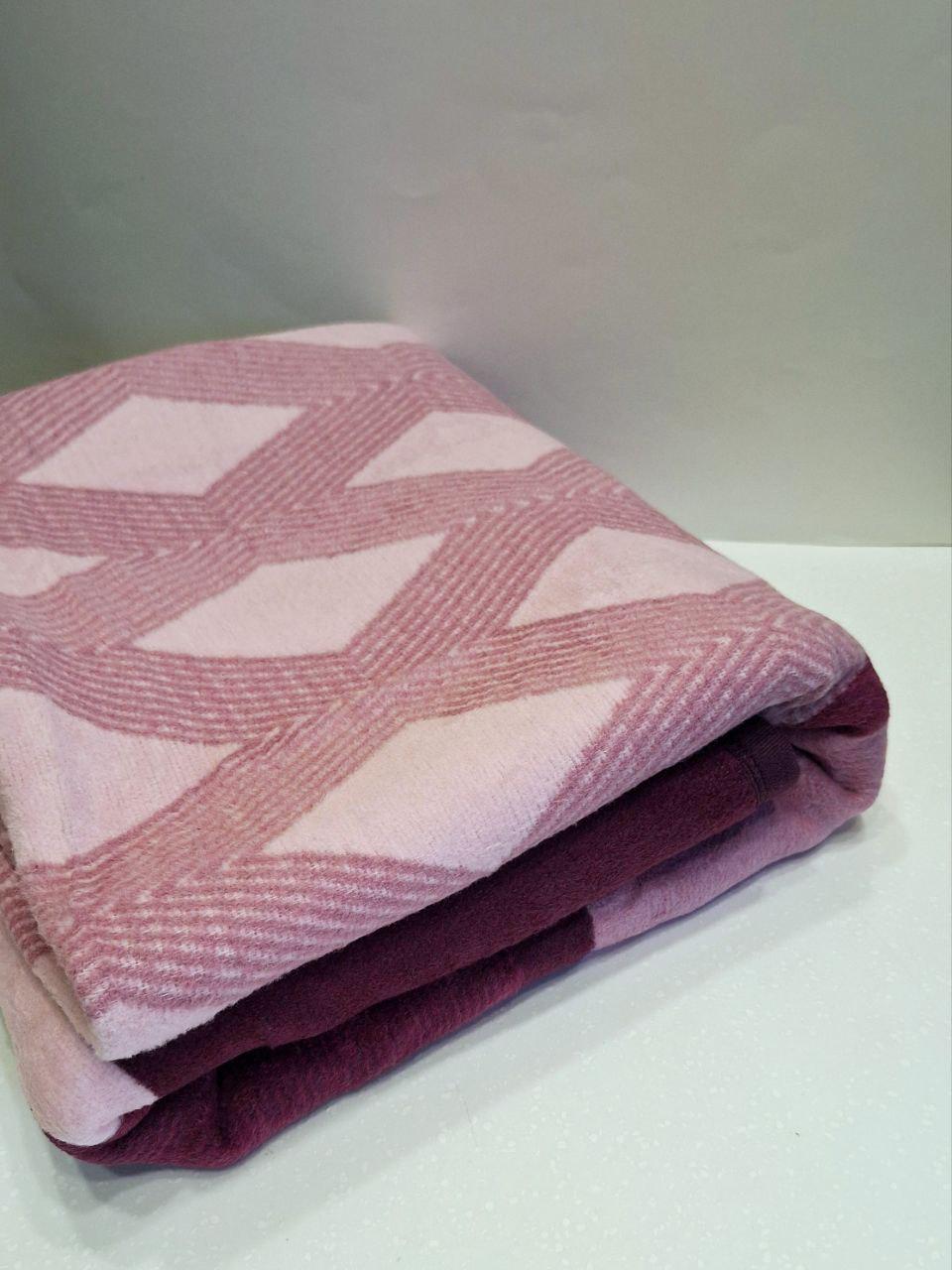 Плед мягкий Looks полуторный 150х200 см Бордовый (1104) - фото 2