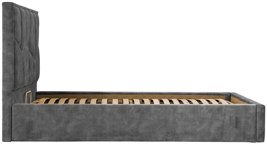 Ліжко двоспальне Richman Mega Comfort Bolzano 160х200 см Темно-сірий (new_bad_rich0046) - фото 4