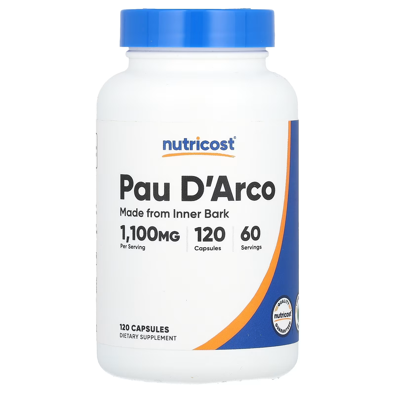 Кора муравьиного дерева Nutricost 1100 мг 120 капсул