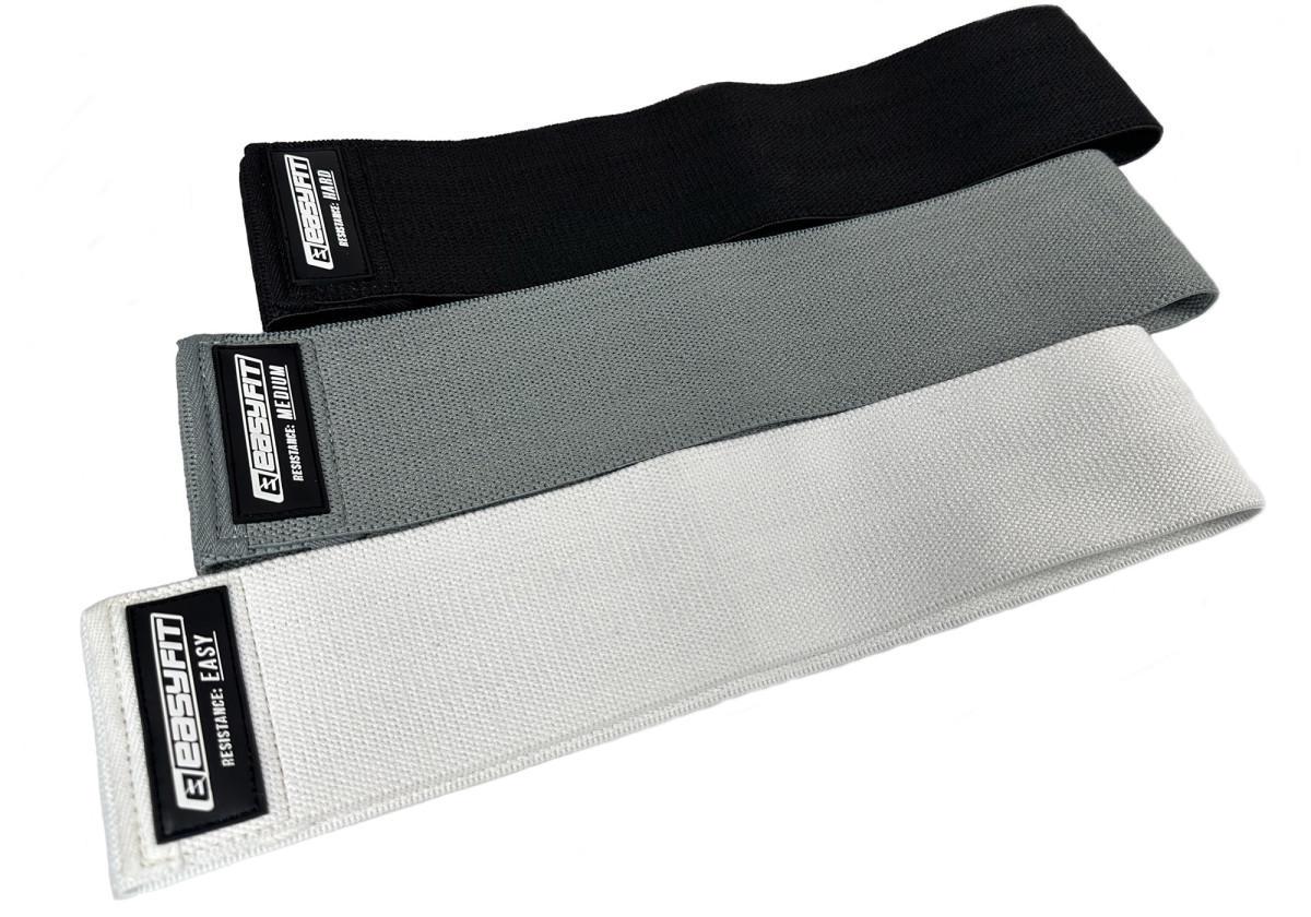 Набор тканевых резинок для фитнеса EasyFit 3 шт. (EF-1820) - фото 4 Набор тканевых резинок для фитнеса EasyFit 3 шт. (EF-1820) - фото 4