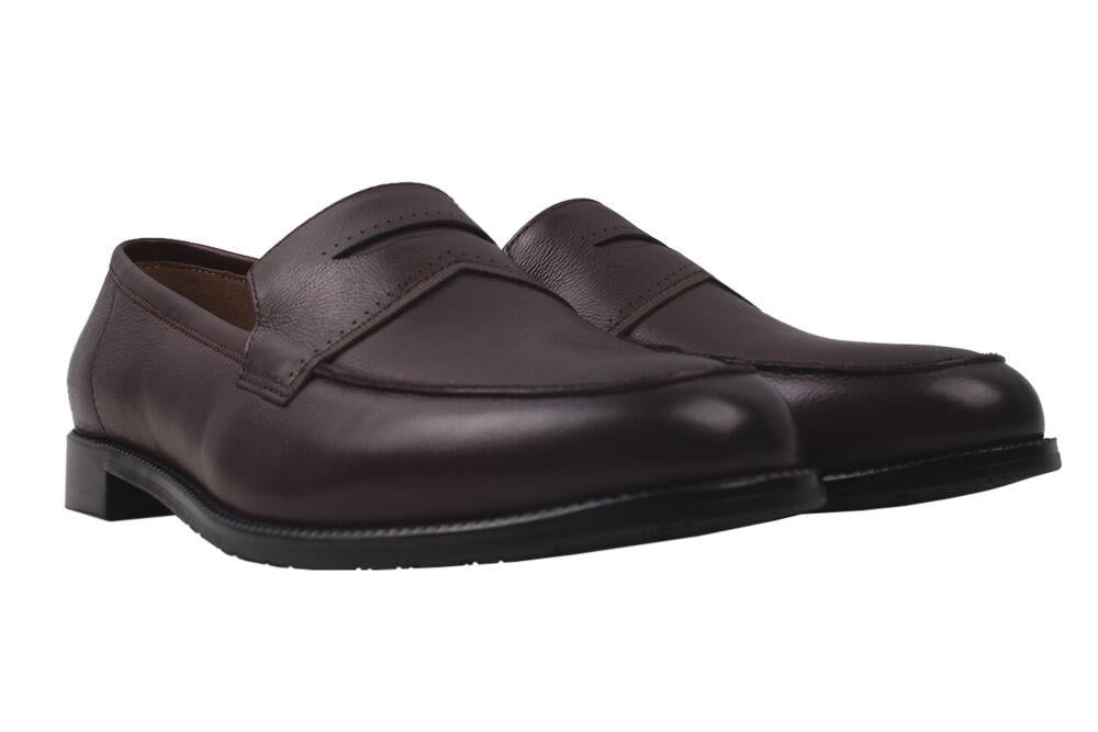 Туфли Anemone на низком ходу женские из кожи р. 38 Бордо (115-20DTC)