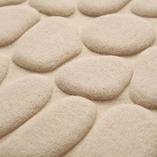 Набор ковриков в ванную и туалет Stone Premium Memory Foam 2в1 60х40/50х40 см Бежевый (NKS0005small) - фото 6 Набор ковриков в ванную и туалет Stone Premium Memory Foam 2в1 60х40/50х40 см Бежевый (NKS0005small) - фото 6